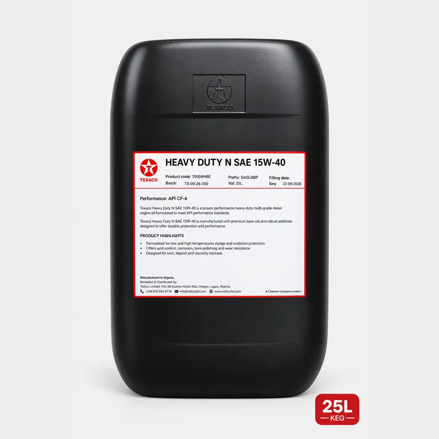 Heavy Duty N SAE 15W-40 API CF-4 pack